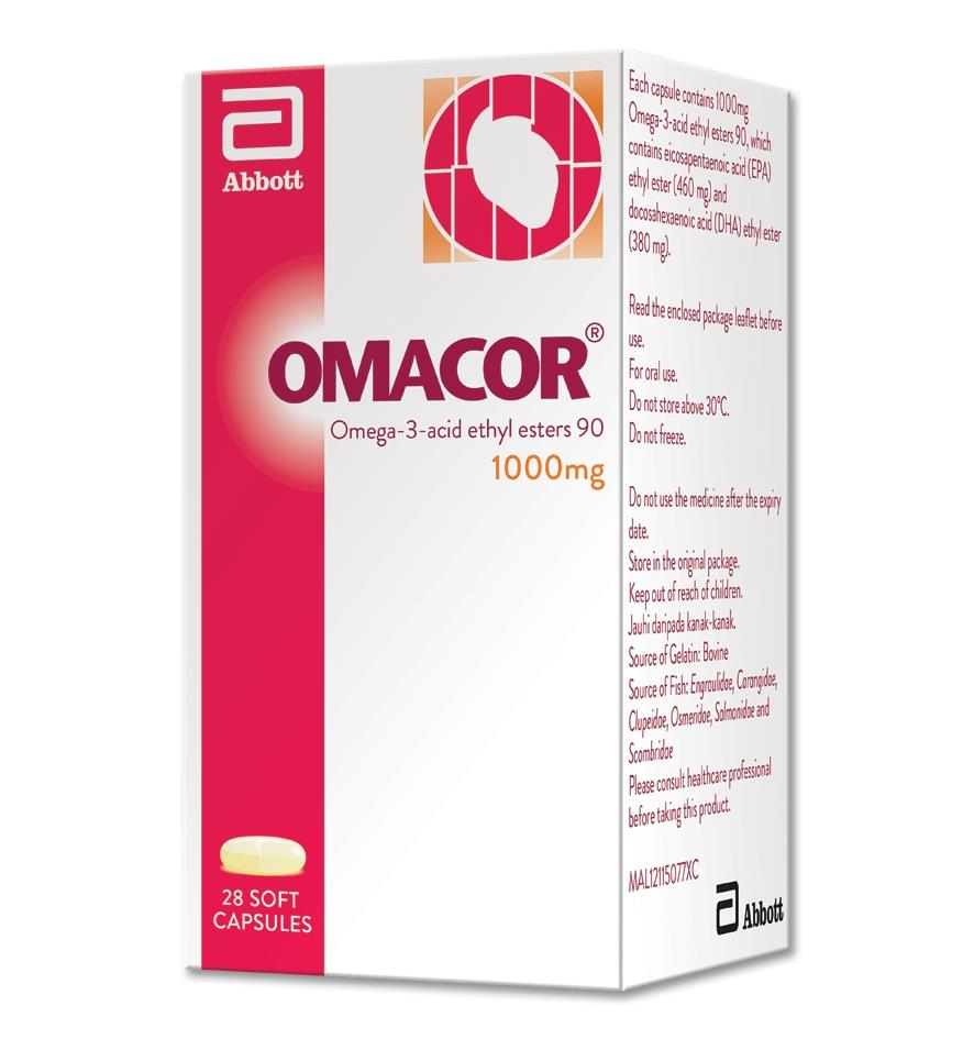 Omacor Dosage Drug Information MIMS Malaysia   Omacor6002PPS0.JPG