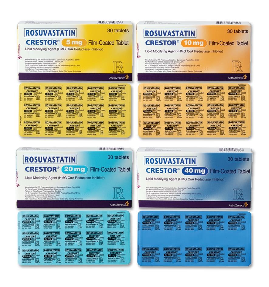 Crestor Dosage & Drug Information MIMS Philippines