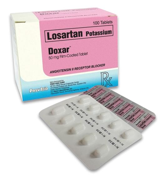 Losartan Losartan/hydrochlorothiazide: Side