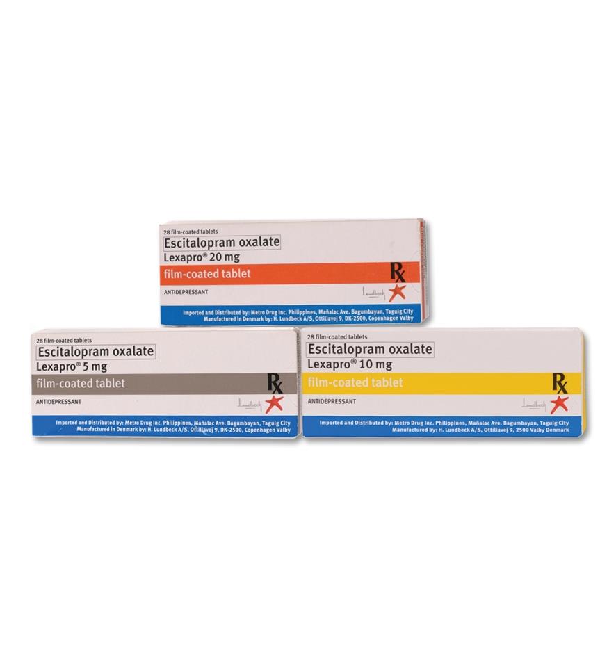 lexapro generic pill identification