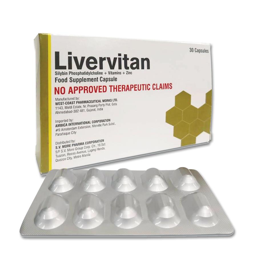 Livervitan Contents MIMS Philippines