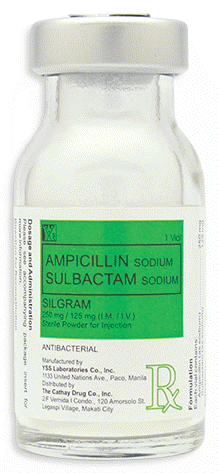 Ampicillin sulbactam iv cost