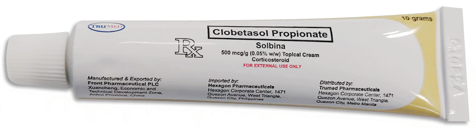 Image of Solbina topical cream 500 mcg/g | MIMS Philippines