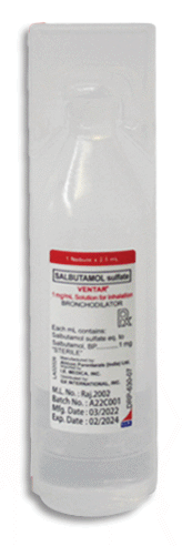 Salbutamol ventar price