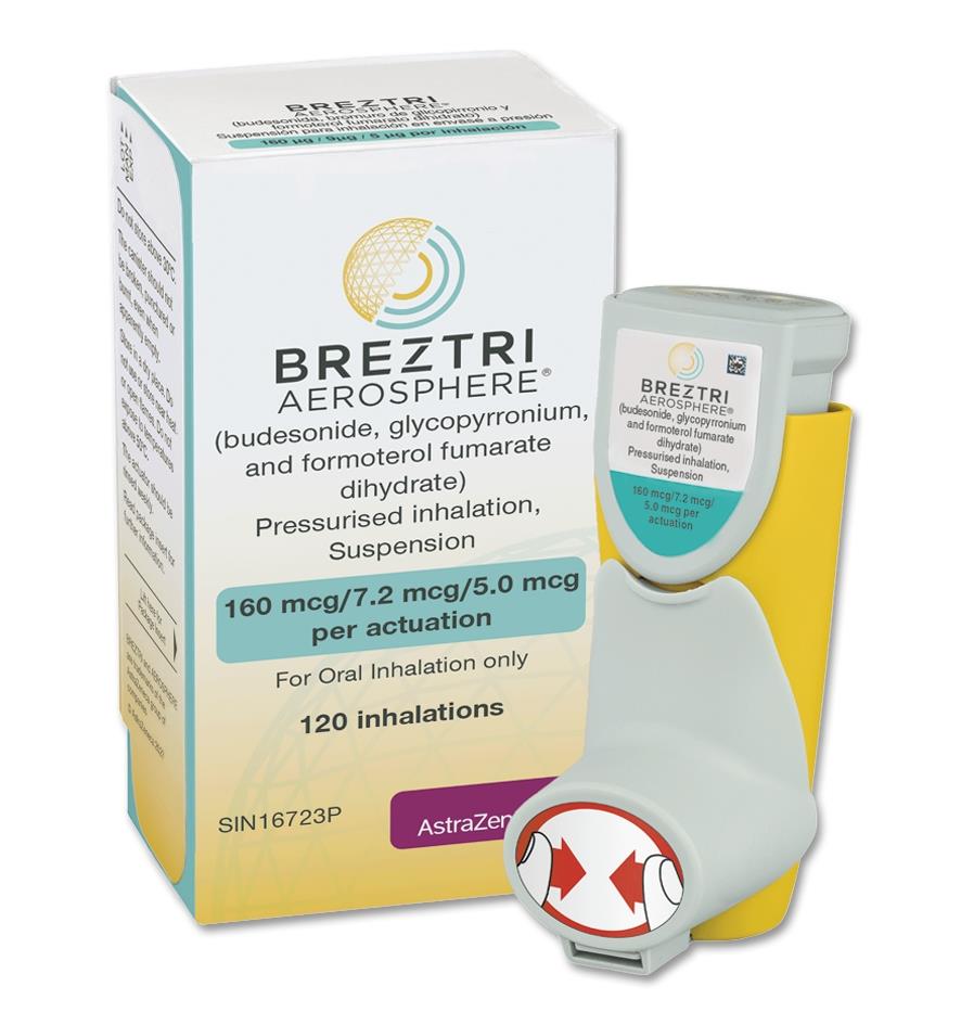 Breztri Aerosphere Dosage & Drug Information | MIMS Singapore