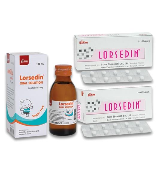 Lorsedin/Lorsedin Oral Solution Dosage & Drug Information | Mims Thailand