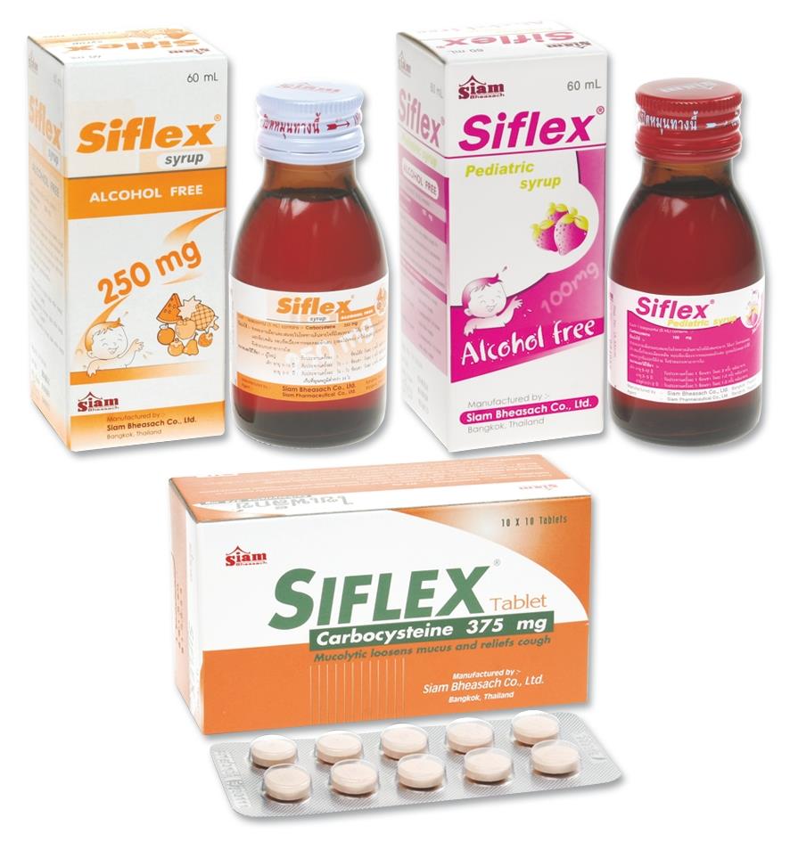 Image of siflex syr 250 mg-5 ml | MIMS Thailand