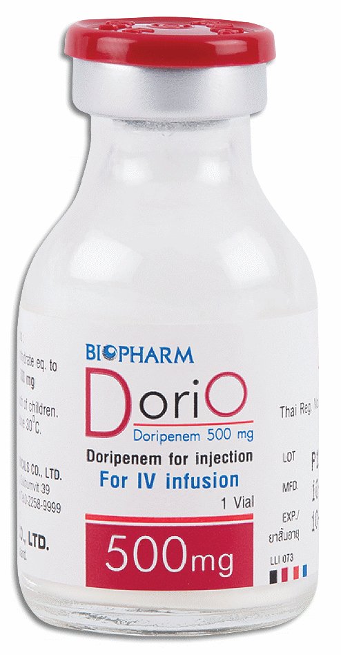 Image of dorio infusion 500 mg | MIMS Thailand