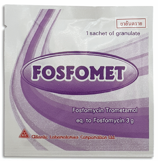 Image of Fosfomet granules for oral soln 3 g | MIMS Thailand