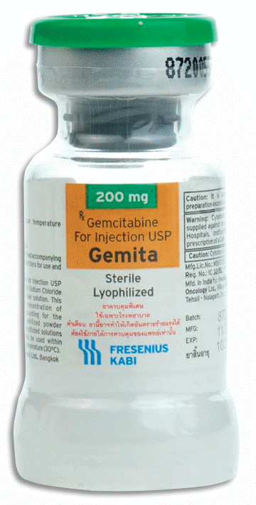 Image of Gemita powd for inj 200 mg | MIMS Thailand