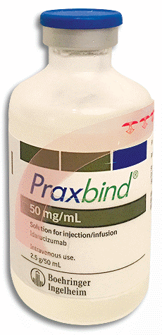 Image of Praxbind soln for inj/infusion 2.5 g/50 mL | MIMS Thailand