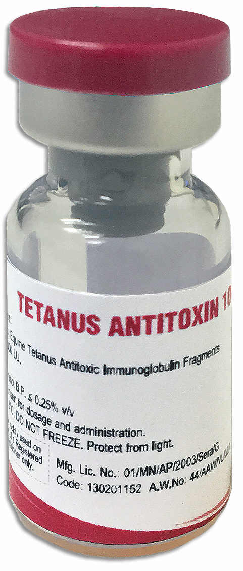 Tetanus Antitoxin 1000 I.U. B.P. Dosage & Drug Information ...